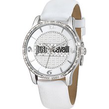 Watch Just Cavalli Jc Huge 38Mm Ref 3H Wh.-Silv.Dial/Strap