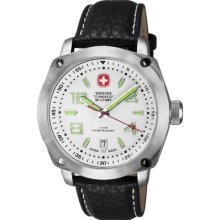 Wenger Men's Outback White Dial White Accents