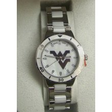 West Virginia Mountaineers Mother Of Pearl Watch Game Time Col-pea-wvu Ladies