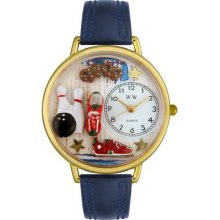 Whimsical watches bowling gold watch - One Size