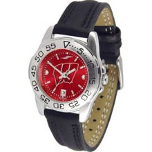 Wisconsin Badgers NCAA Womens Sport Wrist Watch ...