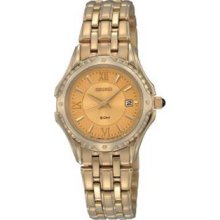 Women Seiko SXDC98 Le Grand Sport Gold Tone Stainless Steel Le Grand