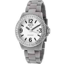 Women's Angel White Crystal Grey Plastic