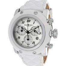 Women's Miami Chronograph White Dial White Genuine Leather ...