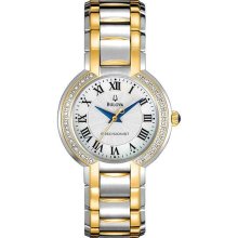 Women's Precisionist Two Tone Stainless Steel Case and Bracelet Mother of Pearl