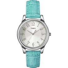 Women's Timex Crocodile Strap Watch - Blue