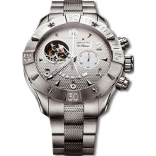 Zenith Men's Open Silver Dial Watch 03.0526.4021-01.m526