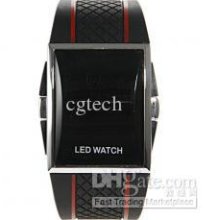 2011 Digital Wrist Chic Unisex Silicone Watchband Led Watch With Led