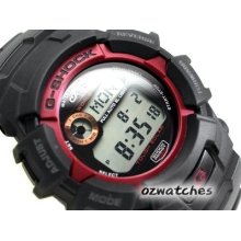 2013 Casio G-shock Digital Solar Power G-2300f G-2300f-4 Red Shock Resistance