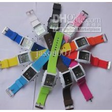 20pcs Hig-tech Amaizing 11 Colours Unisex Digital Watch With Alarm W