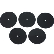 5 Pcs. Black Dial Blank 29.5mm Watch Parts