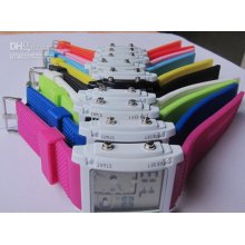 50pcs New Digital Original Edition High-tech Dual Display Mix Colour