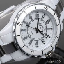 8 Mode Backlight Display Ak-sport White Mens Quartz Sport Watch