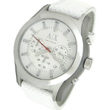 A|X Armani Exchange Men's Silver Dial Chronograph Watch - A|X Armani Exchange AX2071