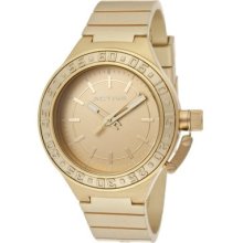 Activa By Invicta Women's Aa301-020 Gold Tone Polyurethane Watch $99