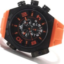 Adee Kaye Men's Bulldozer Quartz Titanium Rubber Strap Watch