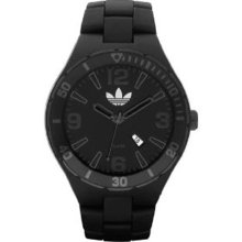 Adidas Unisex Melbourne ADH2604 Black Polyurethane Analog Quartz Watch with Black Dial