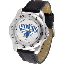 Air Force Falcons Mens Leather Sport Band Watch