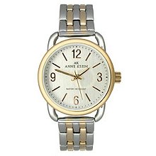 AK Anne Klein Two-tone Bracelet Silver Dial Women's watch #10/9717SVTT