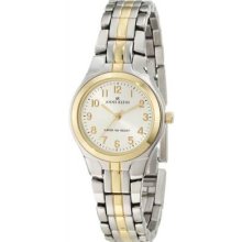 Ak Anne Klein Women's 10-5491svtt Two-tone Dress Watch With An Easy To Read Dial