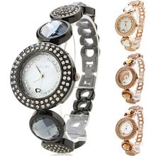 Alloy Women's Casual Analog Quartz Bracelet Watch 8903 (Assorted Colors)