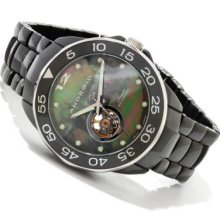 Android Divemaster Mystic Automatic Mother-of-Pearl Open Heart Ceramic Watch