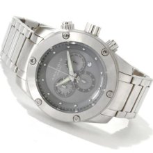 Android Men's Antigravity Quartz Chronograph Stainless Steel Bracelet Watch GREY