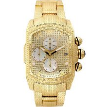 Aqua Master Mens Watches Diamond Bubble Watch - Yellow