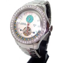 Aqua Masters 5.75ctw Automatic Diamond Watch