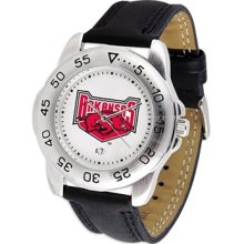 Arkansas Razorbacks Mens Leather Sport Watch