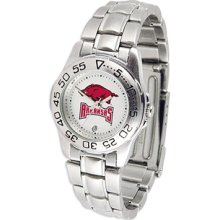 Arkansas Razorbacks UA NCAA Womens Steel Sports Watch ...