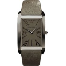 Armani Emporio Square Meccanico Men's Stainless Steel Case Watch Ar4237