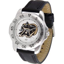 Army Black Knights Logo- Mens Sport Leather Watch