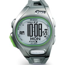 Asics Cqar0205 Grey Green Running Watch In Original Box