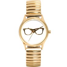 ASOS Specs Expander Watch Gold