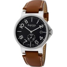 Asprey of London Watches 'NO.8' Men's Black Dial Certified Chronometer