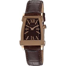 Azzaro A BY Azzaro Ladies Rose PVD Brown Strap Watch AZ2146.52HH.000