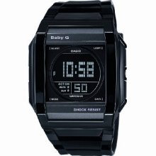 Baby-G Casio Ladies Digital Watch Bg-810-1Bdr With Resin Strap