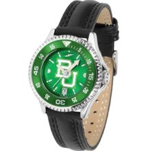 Baylor University Bears BU Womens Leather Anochrome Watch