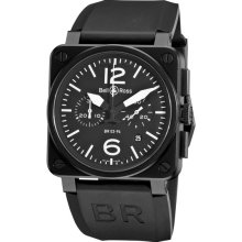 Bell & Ross Aviation BR03-94CARBON Mens wristwatch