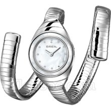 Breil Watch Two Hands White Satin B Snake