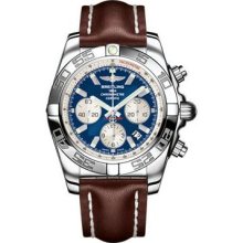 Breitling Chronomat B01 Stainless Steel Polished Bezel AB011012/C788-croco-brown-tang