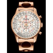 Breitling Montbrillant 01 Limited Edition Red Gold Watch #579