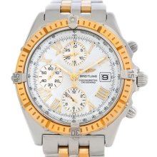 Breitling Windrider Crosswind Steel and Gold Watch D13355