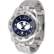 Brigham Young Cougars Sport Steel Band AnoChrome-Men's Watch