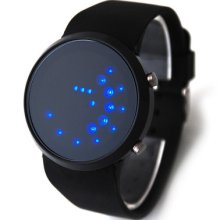 Brilliant Matrix Led Dot Fashion Sport Smart Men Women Casual Wrist Watch Gift