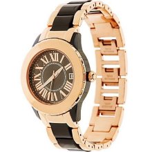 Bronzo Italia Mother-of-Pearl Dial Ceramic Link Bracelet Watch - Black - One Size