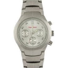 Brunico Stainless Steel Watch (White Face) Promotional