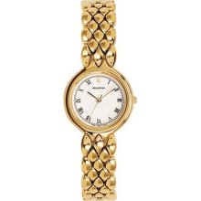 Bulova Accutron 27a22 Gold-tone Roman Numeral Women's Watch-great Gift