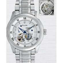 Bulova Bva-series 120 Men`s Stainless Steel Mechanical Dress Watch